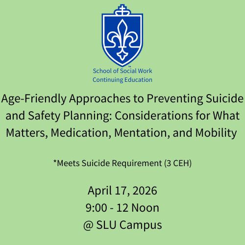 4a April 17, 2026: Age-Friendly Approaches to Preventing Suicide and Safety Planning