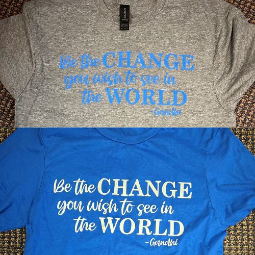 Unisex T-shirt, Gandhi Be the Change