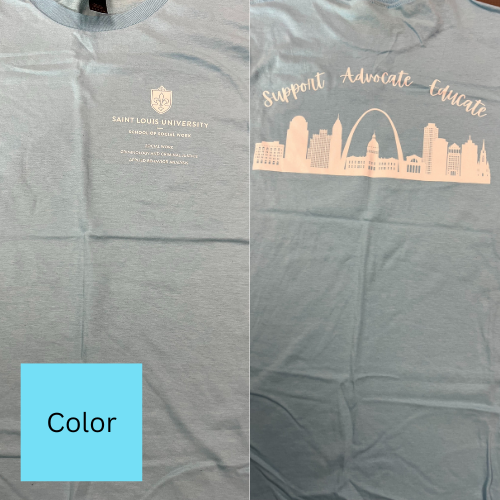 Unisex T-shirt, Support, Advocate, Educate, Design