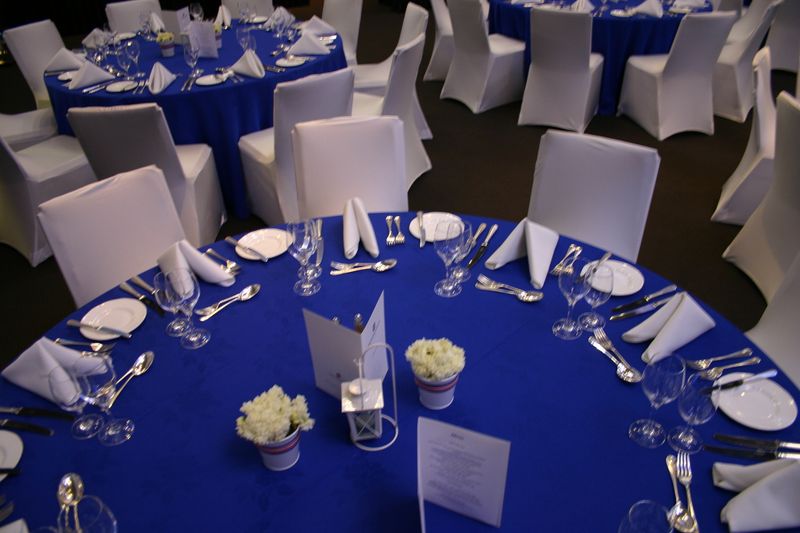 Additional Guests, Royal Blue Table Decorations Wedding